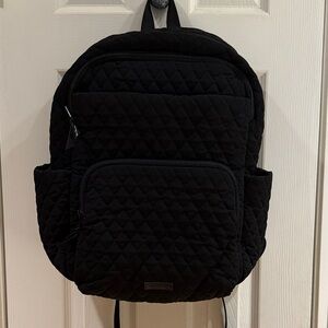 Vera Bradley Black Quilted Backpack